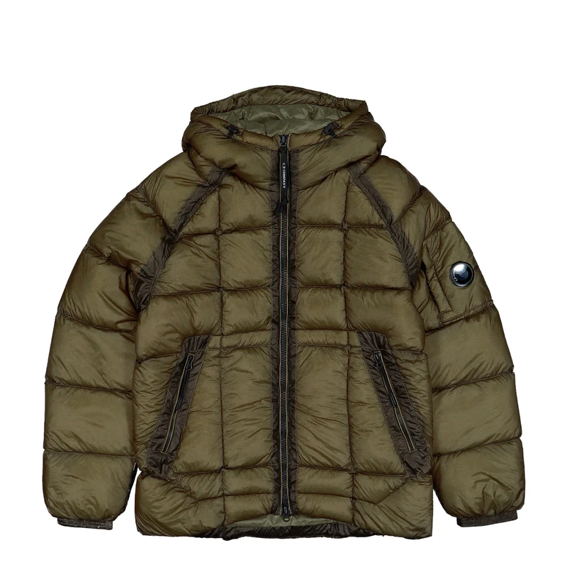 D.D. Shell Hooded Puffer Jacket L