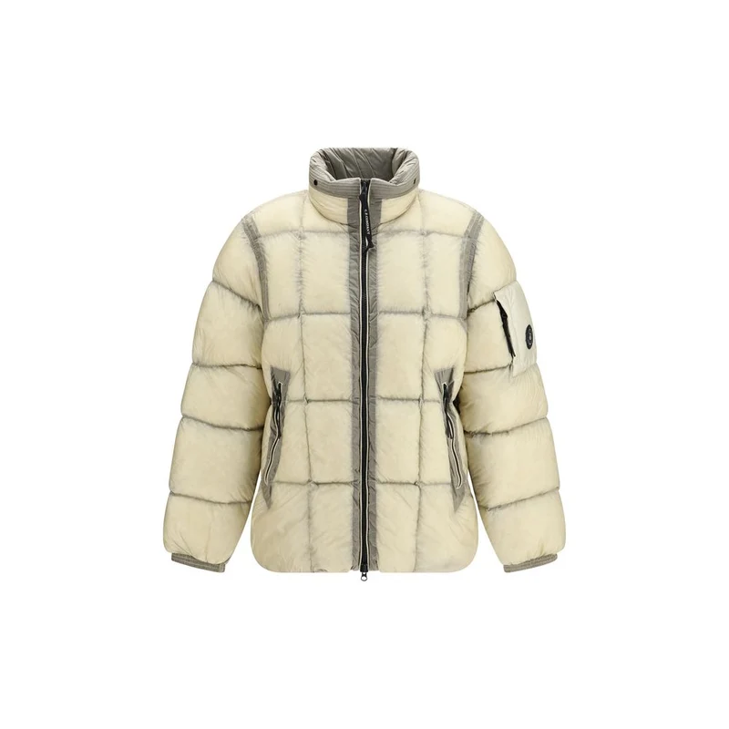 C.P. Company Blue Polyamide Full-Length Jacket L