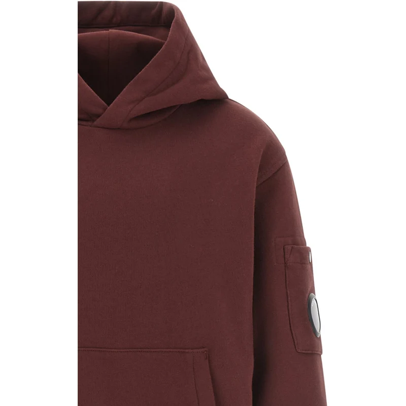 C.P. Company Borgogna Red Sweatshirt W/Hood 12 år