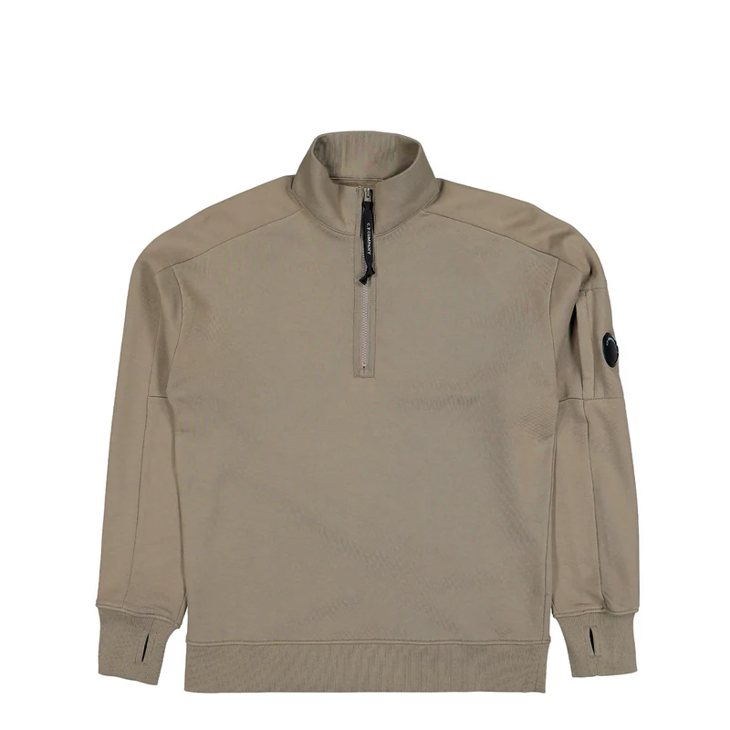 Diagonal Raised Fleece Half Zip Lens Sweatshirt 2XL