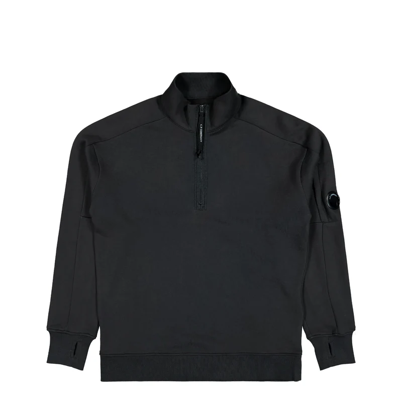 Diagonal Raised Fleece Half Zip Lens Sweatshirt L
