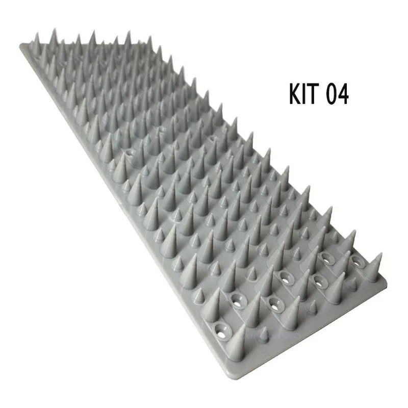 Kit 4 Espículas 1 Metro Anti Pombos Gatos Inibidor De Acesso