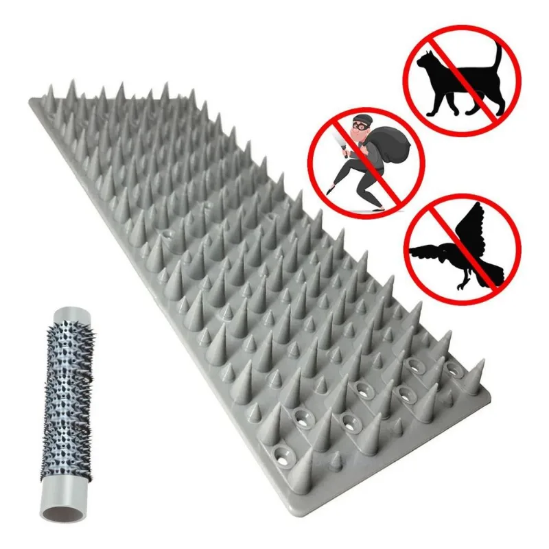 Espículas Anti Pombos Gatos Inibidor De Acesso 8 Peças 2 Mt