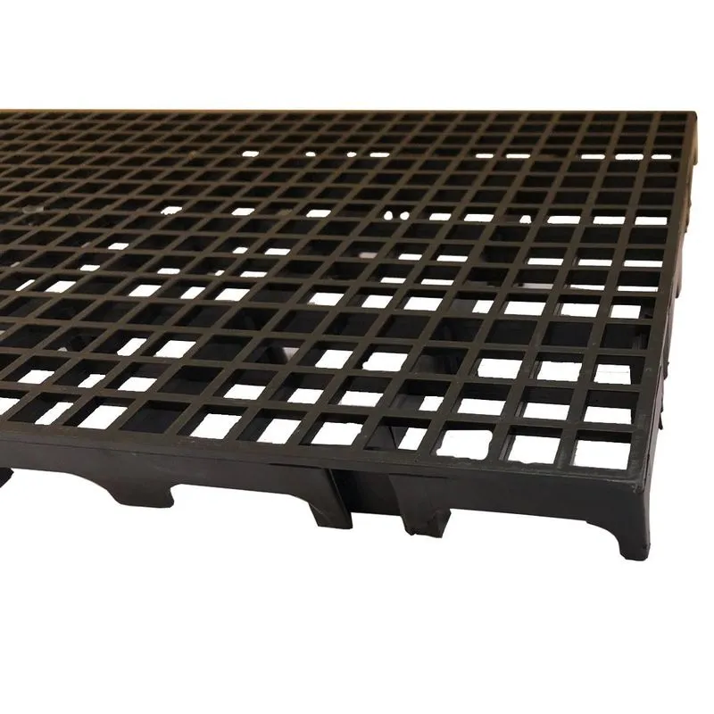 02 Palete Estrado Pallet Piso De Plastico Preto 50x25