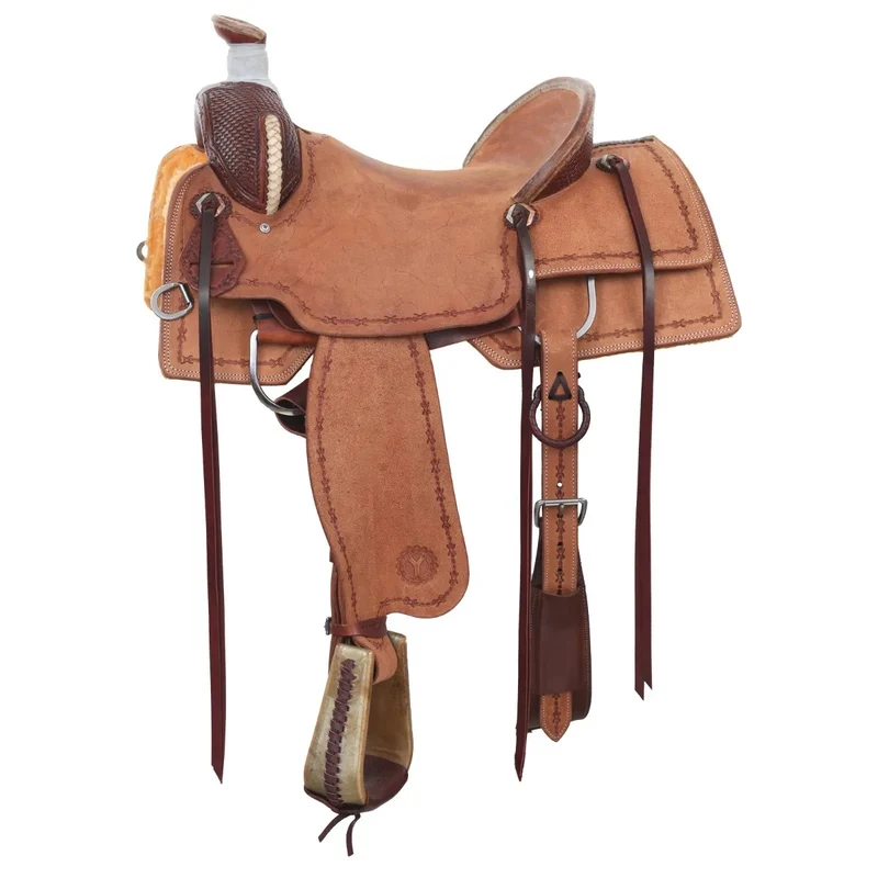Circle Y Bandera Ranch Roper Saddle Hermann Oak Leather / 15" Regular