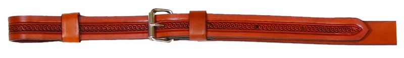 Circle Y Border Tool Single Ply Flank Cinch Walnut / 1.5