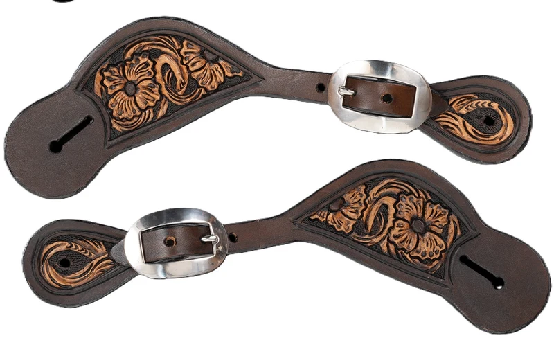 Circle Y Smooth Operator Spur Straps Vintage / Mens