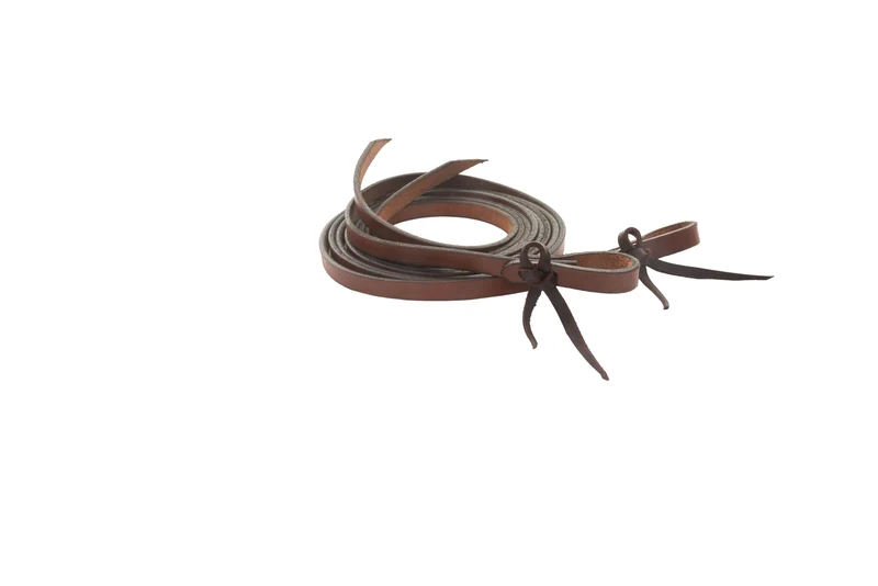 Circle Y Tie End Split Reins Heavy Oil / 5/8" x 7.5'