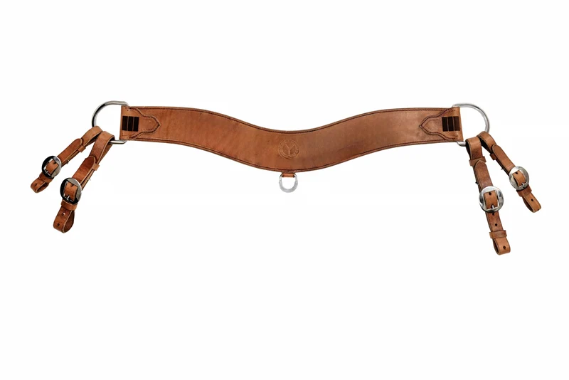 Circle Y PRCA Tripping Collar Hermann Oak / Horse