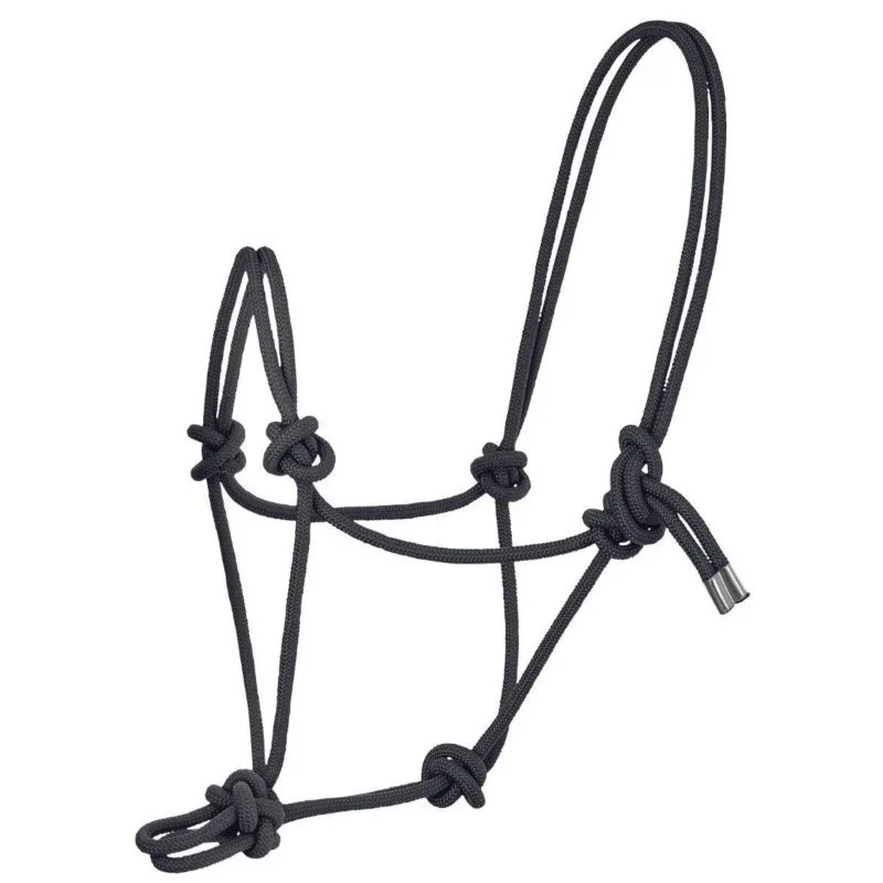 Reinsman Premium Rope Halter - Medium/Firm Red / Horse