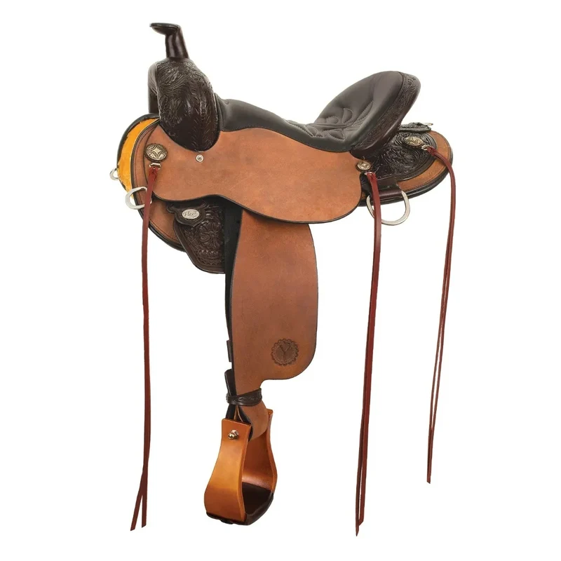 Circle Y Creedmoor Flex2 Trail Saddle Regular Oil / 14" Regular