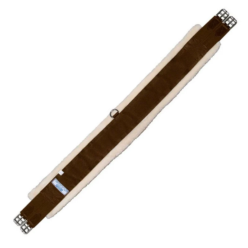 Stubben Fleece Long Girth with Velcro Brown / 60"