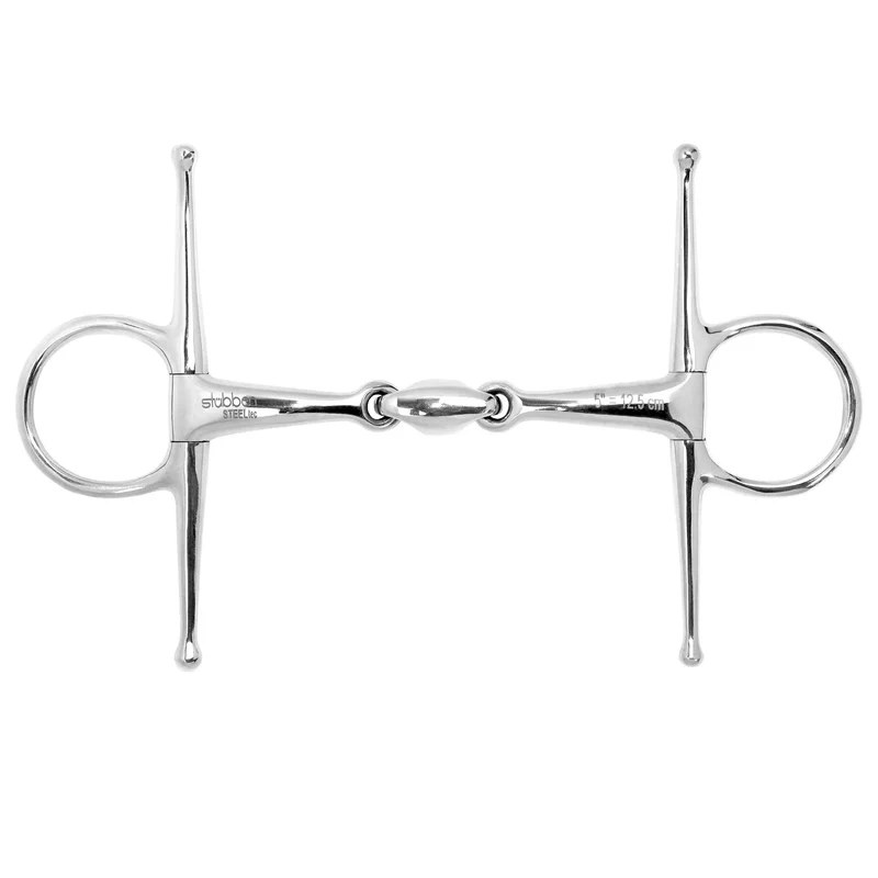 Stubben STEELtec Full Cheek Snaffle Bit Stainless Steel / 5-1/4"