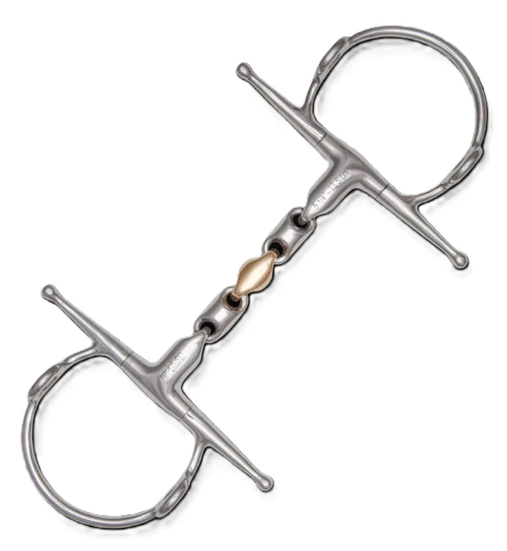 Stubben STEELtec Waterford Full Cheek Gag Bit Sweet Copper Link / 5"