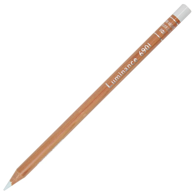 Lápis de Cor Caran d'Ache Luminance Tom Cinza 002 Silver Grey