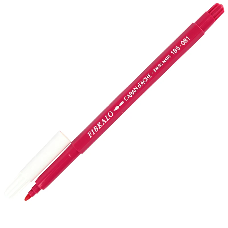 Caneta Aquarelável Fibralo Caran d'Ache Rosa 081