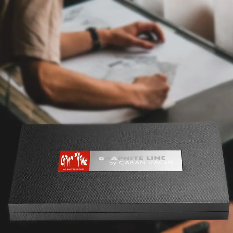 Estojo Box Graphite Line Gift Caran D'Ache