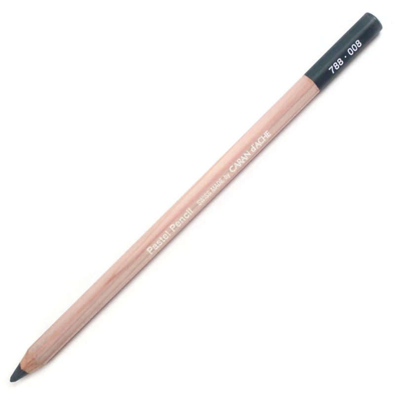 Lápis Pastel Caran D'Ache Tom Preto 008 Greyish Black