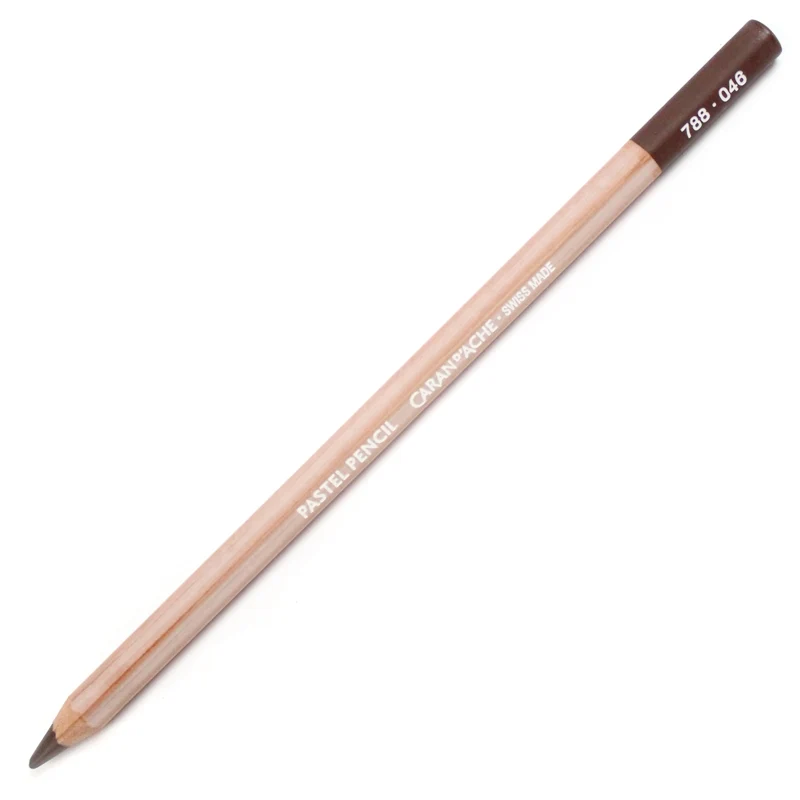 Lápis Pastel Caran D'Ache Tom Marrom 046 Cassel Earth