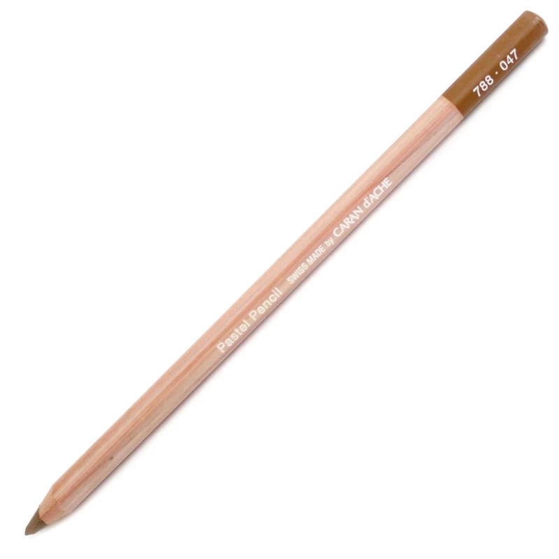 Lápis Pastel Caran D'Ache Tom Marrom 047 Bistre