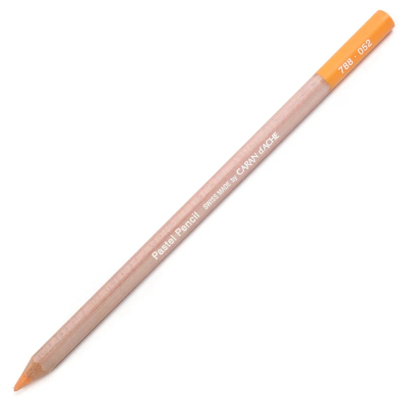 Lápis Pastel Caran D'Ache Tom Laranja 052 Saffron