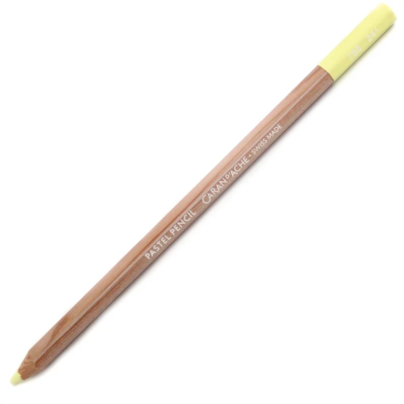 Lápis Pastel Caran D'Ache Tom Amarelo 241 Light Lemon Yellow