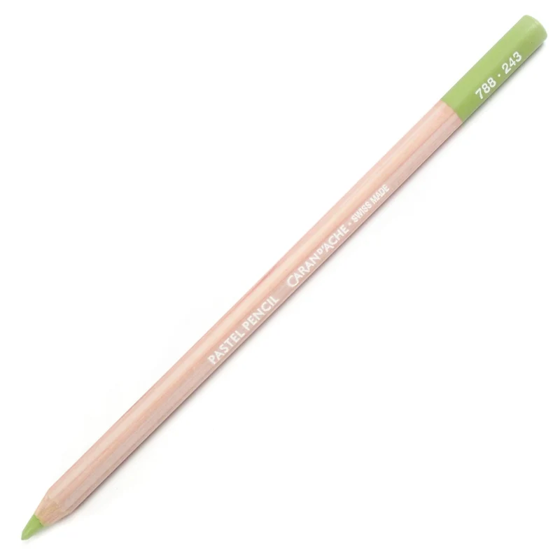 Lápis Pastel Caran D'Ache Tom Verde 243 Light Olive 20%