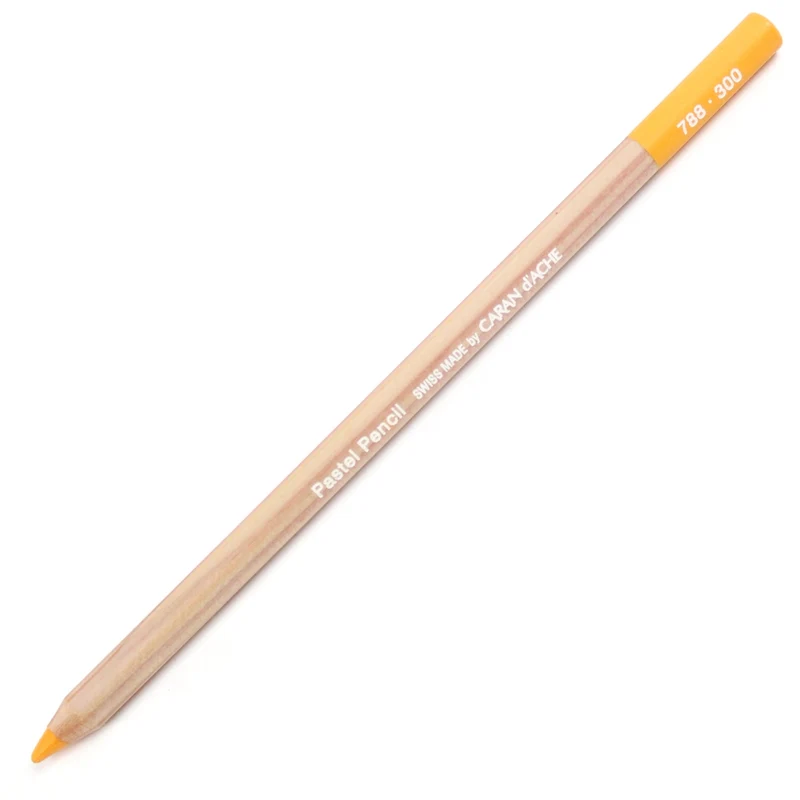 Lápis Pastel Caran D'Ache Tom Laranja 300 Fast Orange