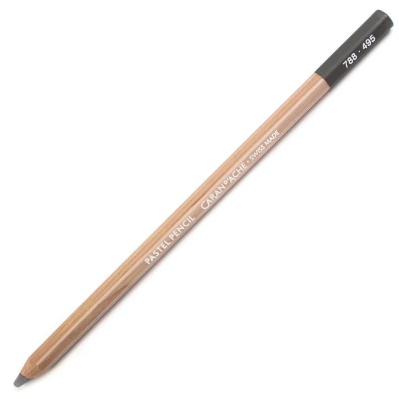 Lápis Pastel Caran D'Ache Tom Cinza 495 Slate Grey