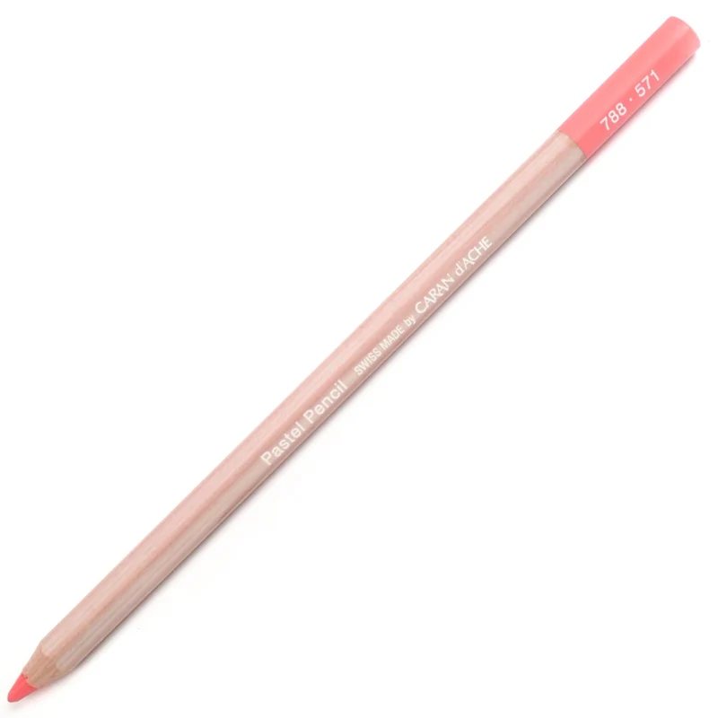 Lápis Pastel Caran D'Ache Tom Rosa 571 Anthraquinoid Pink