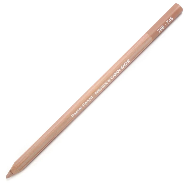 Lápis Pastel Caran D'Ache Tom Marrom 745 Dark Flesh 40%