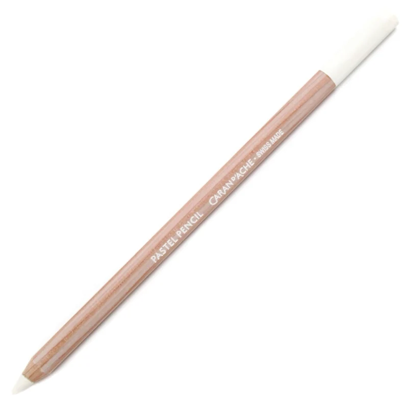 Lápis Pastel Caran D'Ache Tom Branco 901 Chinese White