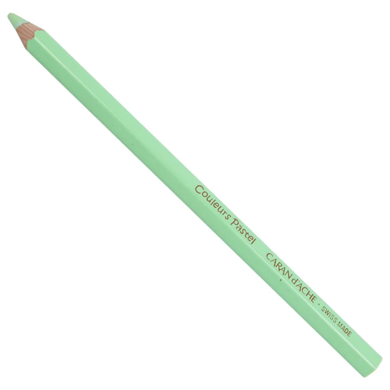 Lápis Jumbo Caran D’Ache Verde Pastel