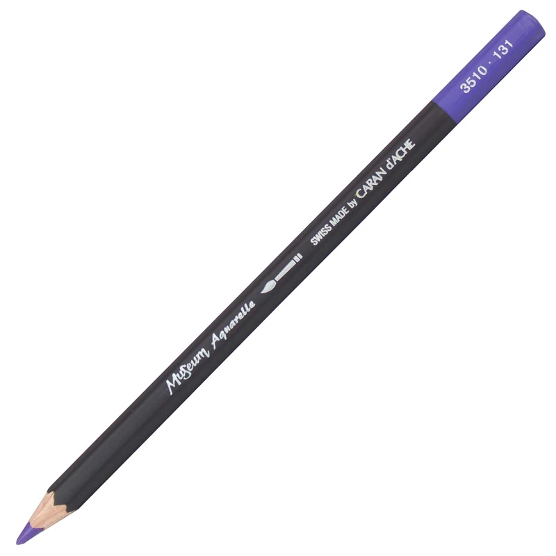 Lápis Aquarelado Caran D'Ache Museum Tom Roxo 131 Periwinkle