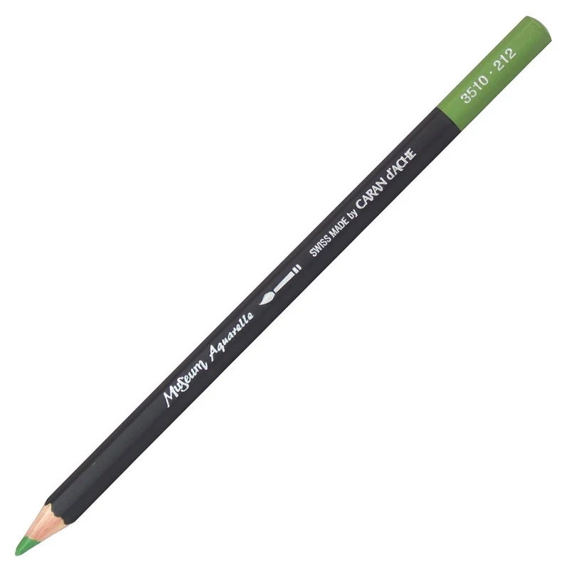 Lápis Aquarelado Caran D'Ache Museum Tom Verde 212 Chromium Oxide Green