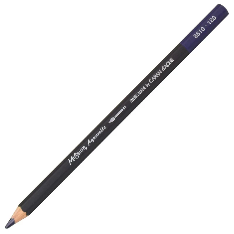 Lápis Aquarelado Caran D'Ache Museum Tom Roxo 120 Violet