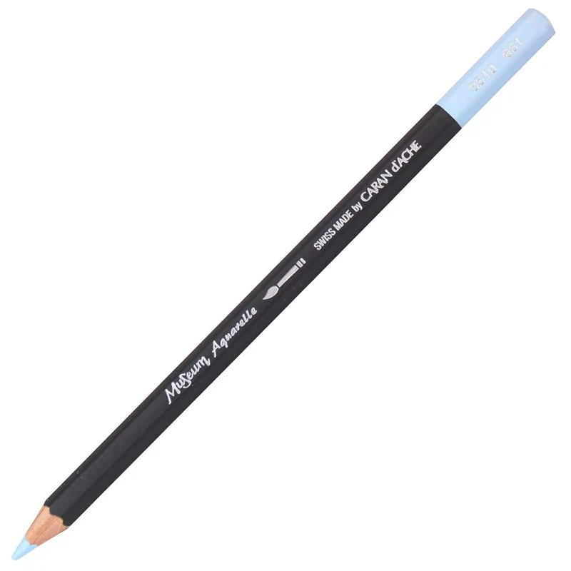 Lápis Aquarelado Caran D'Ache Museum Tom Azul 661 Light Cobalt Blue