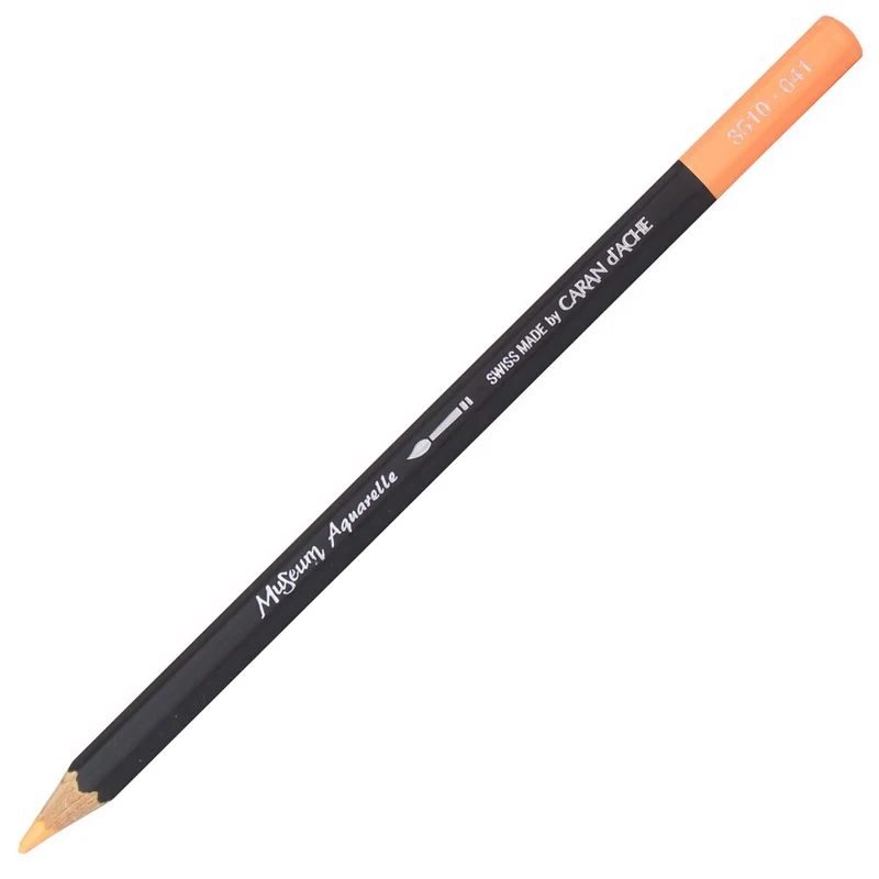 Lápis Aquarelado Caran D'Ache Museum Tom Laranja 041 Apricot