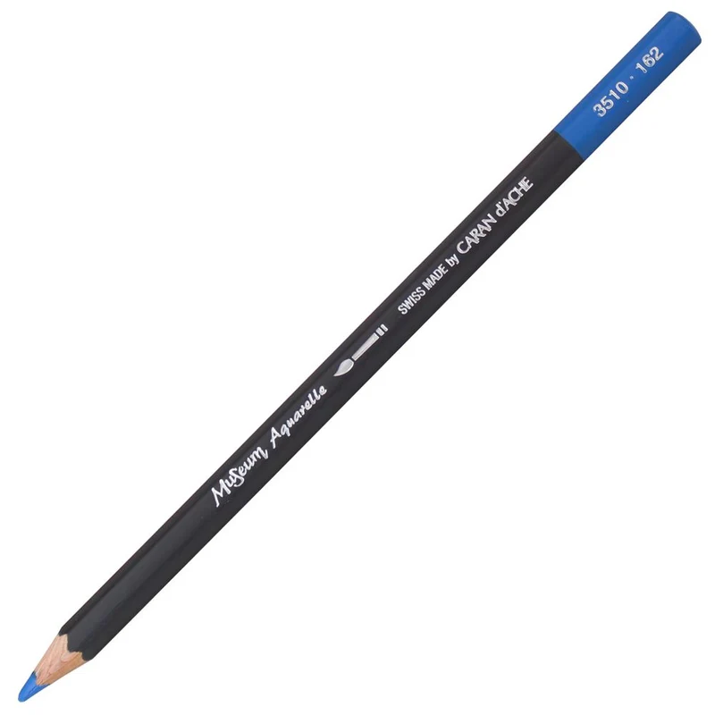 Lápis Aquarelado Caran D'Ache Museum Tom Azul 162 Phthalocyanine Blue