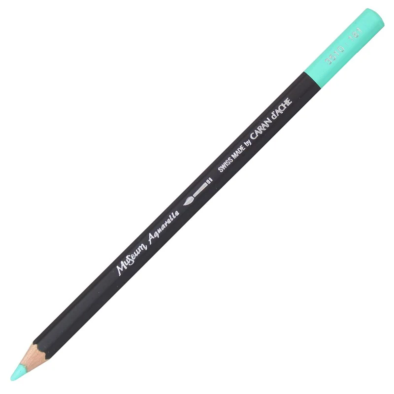 Lápis Aquarelado Caran D'Ache Museum Tom Verde 181 Light Malachite Green