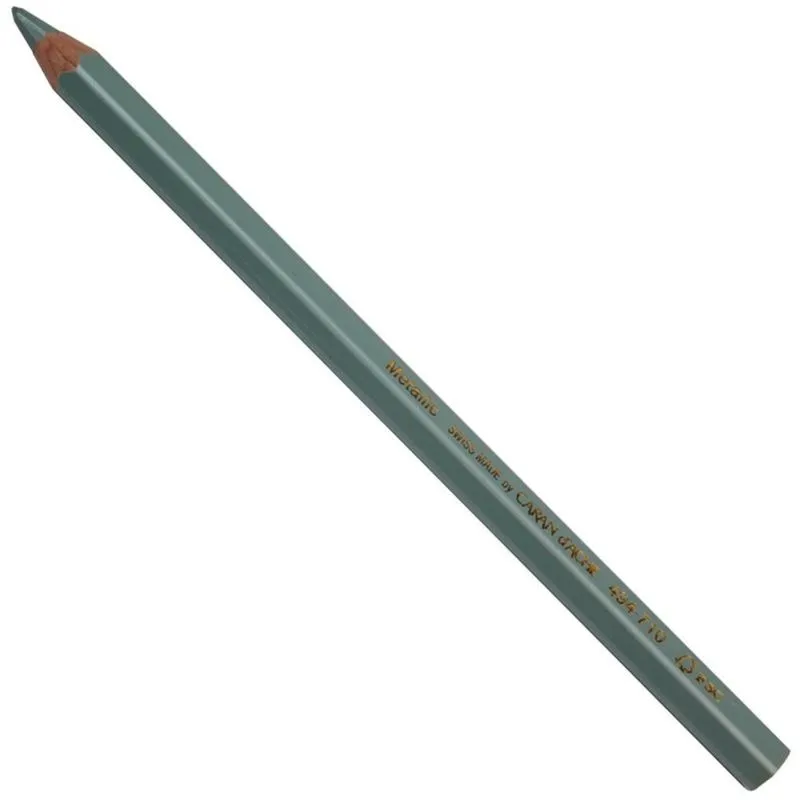 Lápis Jumbo Caran DAche Metálico Azul