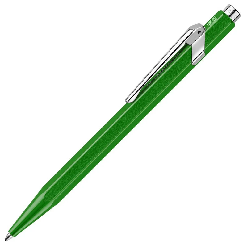 Caneta Esferográfica Caran d'Ache 849 Popline Metal Verde