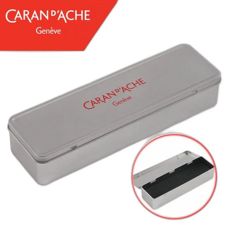 Estojo Metálico Caran D'Ache Xl Para Lápis E Caneta