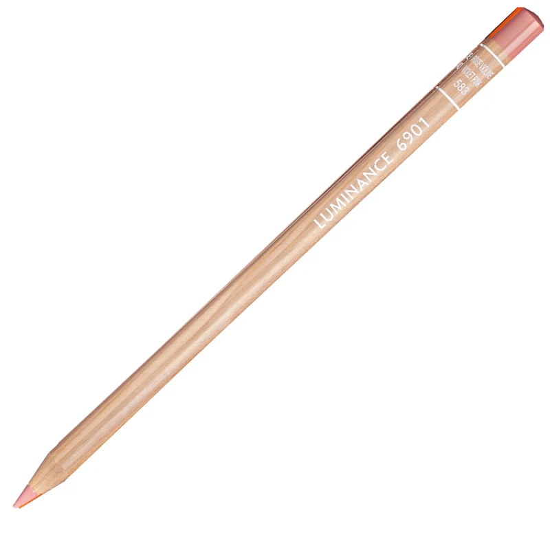 Lápis de Cor Caran d'Ache Luminance Tom Rosa 583 Violet Pink
