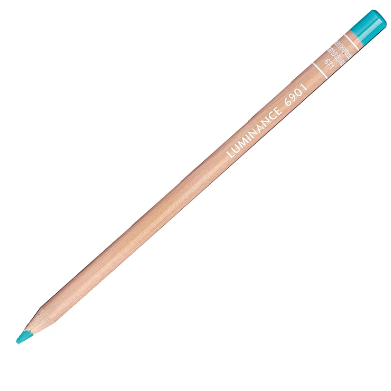 Lápis de Cor Caran d'Ache Luminance Tom Azul 671 Chrysocolla Blue