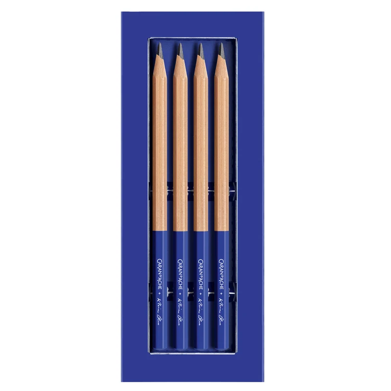 Estojo de Lápis Grafite Caran d'Ache Klein Blue Edição Limitada