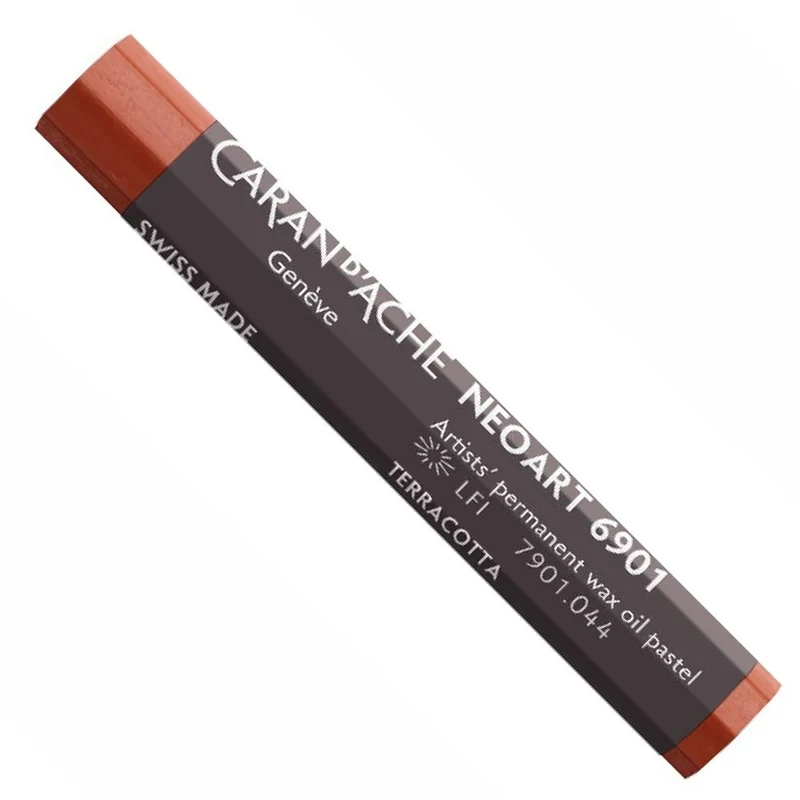 Pastel Neoart Caran d'Ache 6901 Tom Marrom 044 Terracotta