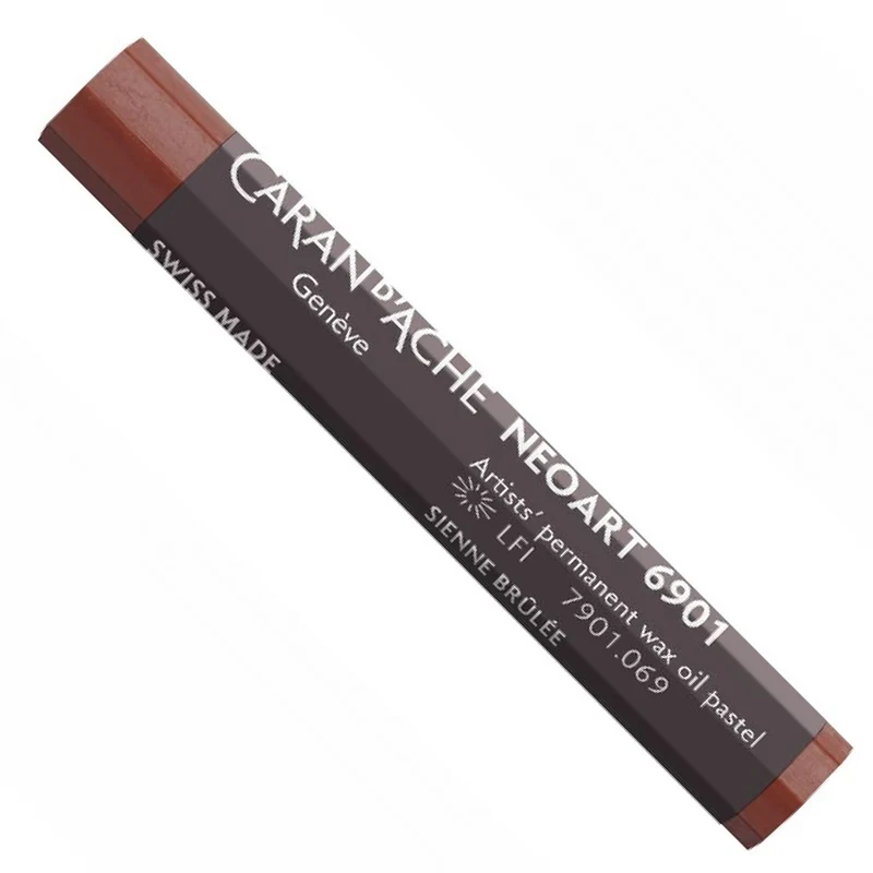 Pastel Neoart Caran d'Ache 6901 Tom Marrom 069 Burnt Sienna
