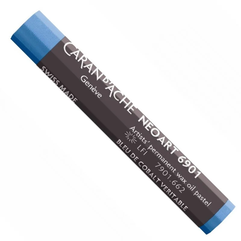 Pastel Neoart Caran d'Ache 6901 Tom Azul 662 Genuine Cobalt Blue