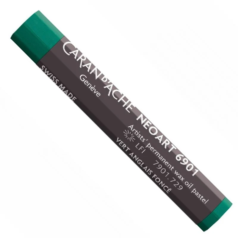 Pastel Neoart Caran d'Ache 6901 Tom Verde 729 Dark English Green